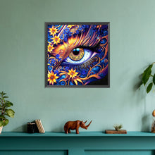 Load image into Gallery viewer, Diamond Painting - Full Round - Flower and Dragon's Eye (30*30CM)