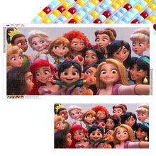 Load image into Gallery viewer, Diamond Painting - Full Square - disney character princess (100*50CM)