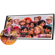 Load image into Gallery viewer, Diamond Painting - Full Square - disney character princess (100*50CM)