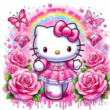 Load image into Gallery viewer, Diamond Painting - Full Round - hello kitty (30*30CM)