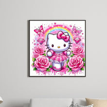 Load image into Gallery viewer, Diamond Painting - Full Round - hello kitty (30*30CM)