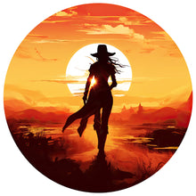 Load image into Gallery viewer, Diamond Painting - Full Round - western cowgirl (30*30CM)