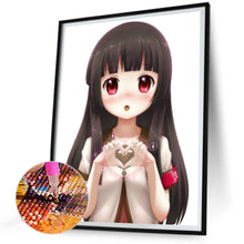 Load image into Gallery viewer, Diamond Painting - Full Round - girl (30*40CM)