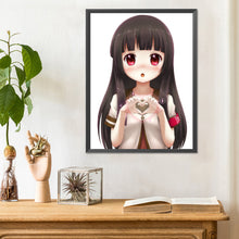 Load image into Gallery viewer, Diamond Painting - Full Round - girl (30*40CM)