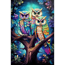 Load image into Gallery viewer, Diamond Painting - Full Round - owl (30*45CM)