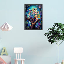 Load image into Gallery viewer, Diamond Painting - Full Round - owl (30*45CM)