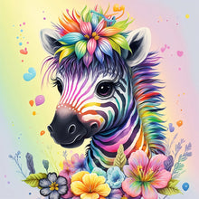 Load image into Gallery viewer, Diamond Painting - Full Round - zebra (30*30CM)