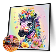 Load image into Gallery viewer, Diamond Painting - Full Round - zebra (30*30CM)