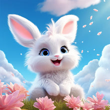 Load image into Gallery viewer, Diamond Painting - Full Round - rabbit (30*30CM)
