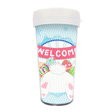 Load image into Gallery viewer, Easter 470ML Travel Diamond Painting Art Cup BPA Free With Lid (Rabbit Bottom)