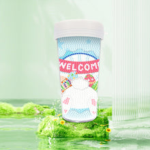 Load image into Gallery viewer, Easter 470ML Travel Diamond Painting Art Cup BPA Free With Lid (Rabbit Bottom)