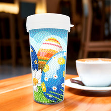 Load image into Gallery viewer, Easter 470ML Travel Home Diamond Painting Art Water Cup BPA Free With Lid (Eggs)