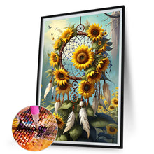 Load image into Gallery viewer, Diamond Painting - Full Round - Sunflower Dream Catcher (30*45CM)