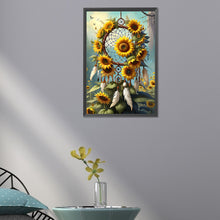 Load image into Gallery viewer, Diamond Painting - Full Round - Sunflower Dream Catcher (30*45CM)