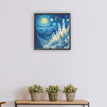 Load image into Gallery viewer, Diamond Painting - Full Round - Crystal Mountain under the Moon (30*30CM)