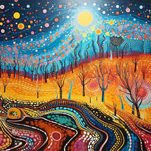 Load image into Gallery viewer, Diamond Painting - Full Round - Road under the moon (30*30CM)