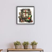 Load image into Gallery viewer, Diamond Painting - Full Round - black green sofa (30*30CM)