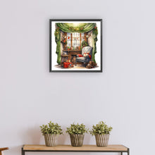 Load image into Gallery viewer, Diamond Painting - Full Round - green curtain sofa (30*30CM)