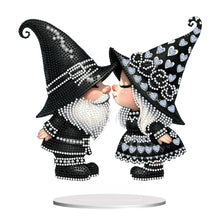 Load image into Gallery viewer, Acrylic Cute Gnome Special Shape Diamond Painting Desktop Home Decor (Couple)