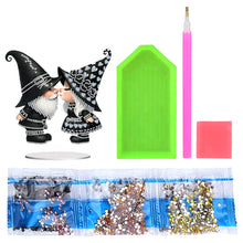 Load image into Gallery viewer, Acrylic Cute Gnome Special Shape Diamond Painting Desktop Home Decor (Couple)
