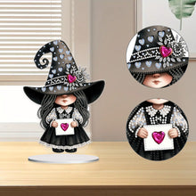 Load image into Gallery viewer, Acrylic Gnome Special Shape Diamond Painting Desktop Home Decor (Love Letter)