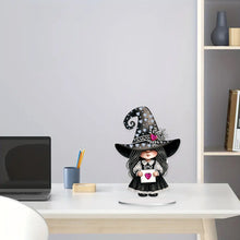 Load image into Gallery viewer, Acrylic Gnome Special Shape Diamond Painting Desktop Home Decor (Love Letter)