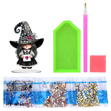 Load image into Gallery viewer, Acrylic Gnome Special Shape Diamond Painting Desktop Home Decor (Love Letter)