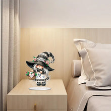 Load image into Gallery viewer, Acrylic Gnome Special Shape Diamond Painting Desktop Home Decor (Flower Basket)