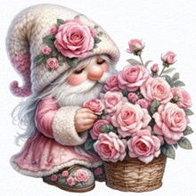 Load image into Gallery viewer, Diamond Painting - Full Round - Rose Gnome (30*30CM)