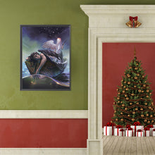 Load image into Gallery viewer, Diamond Painting - Full Round - black and white angel (40*50CM)