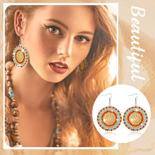 Load image into Gallery viewer, 4 Pairs Double Sided Holiday Diamond Art Earrings for Women Girls (Earrings 2)