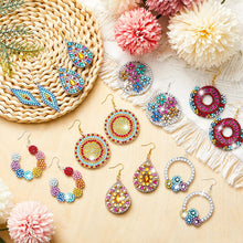 Load image into Gallery viewer, 8 Pairs Double Sided Diamond Painting DIY Earring Making Kit for Women Girls (1)