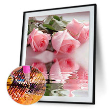 Load image into Gallery viewer, Rose 40*30CM(Canvas) Round Drill Diamond Painting