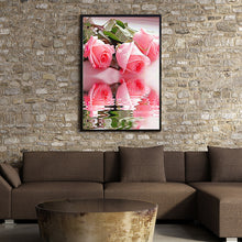 Load image into Gallery viewer, Rose 40*30CM(Canvas) Round Drill Diamond Painting