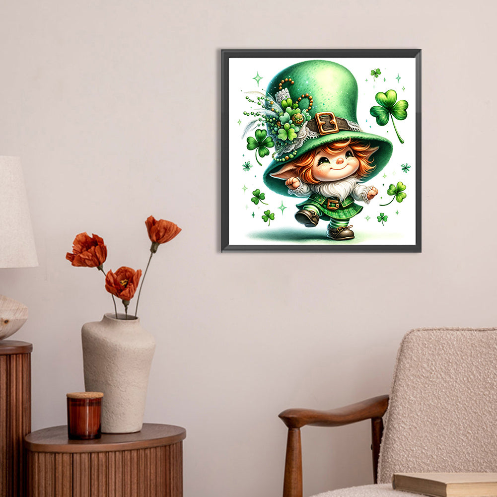 Diamond Painting - Full Round - Four-leaf clover spirit (30*30CM)