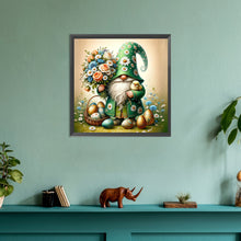 Load image into Gallery viewer, Diamond Painting - Full Round - easter flower gnome (30*30CM)