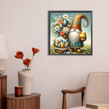 Load image into Gallery viewer, Diamond Painting - Full Round - easter flower gnome (30*30CM)