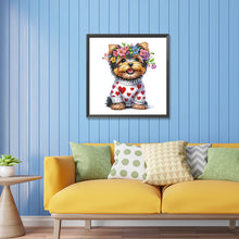 Load image into Gallery viewer, Diamond Painting - Partial Special Shaped - Garland Yorkshire (30*30CM)