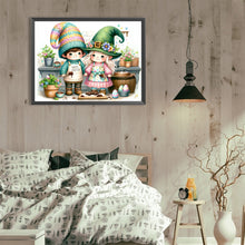 Load image into Gallery viewer, Diamond Painting - Full Round - easter gnome (40*30CM)