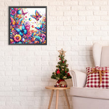 Load image into Gallery viewer, Diamond Painting - Full Round - flowers and butterflies (30*30CM)