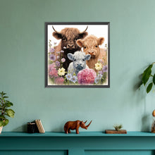 Load image into Gallery viewer, Diamond Painting - Full Round - Consuming cows and lambs (30*30CM)