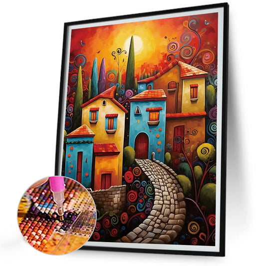 Diamond Painting - Full Round - color house (30*40CM)