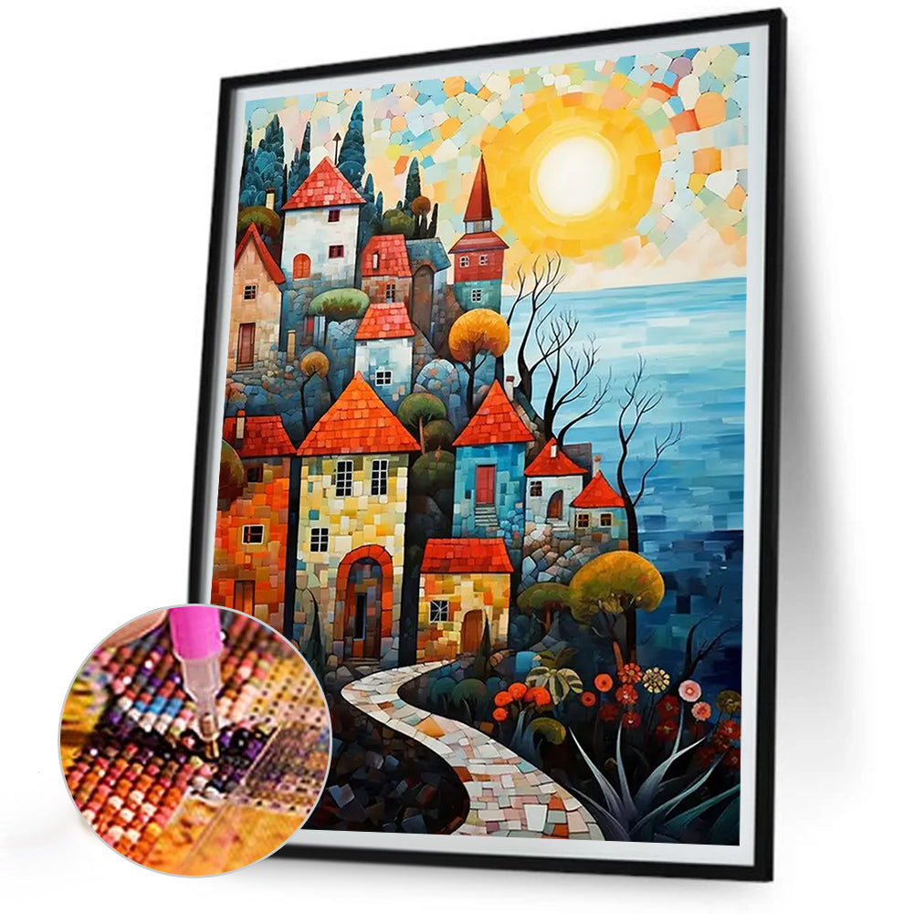 Diamond Painting - Full Round - color house (30*40CM)
