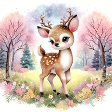 Load image into Gallery viewer, Diamond Painting - Full Round - Spring elk (30*30CM)