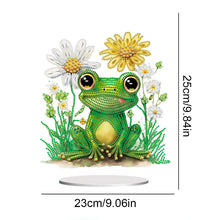 Load image into Gallery viewer, Special Shaped Desktop Diamond Art Kits Single-Side Frog Flower for Office Decor