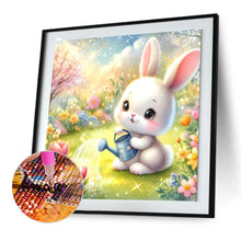 Load image into Gallery viewer, Diamond Painting - Full Round - Rabbit watering flowers (30*30CM)