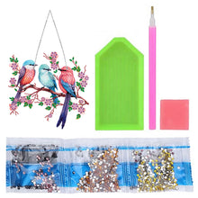 Load image into Gallery viewer, Single Side 5D Bird Cage Bee Ladybird Diamond Painting Dots Pendant Wall Decor