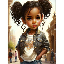 Load image into Gallery viewer, Diamond Painting - Full Square - black girl (30*40CM)