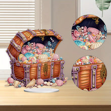 Load image into Gallery viewer, Special Shaped Pearl Seashell Treasure Box Diamond Painting Desktop Ornaments
