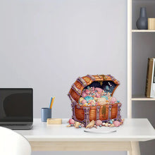 Load image into Gallery viewer, Special Shaped Pearl Seashell Treasure Box Diamond Painting Desktop Ornaments